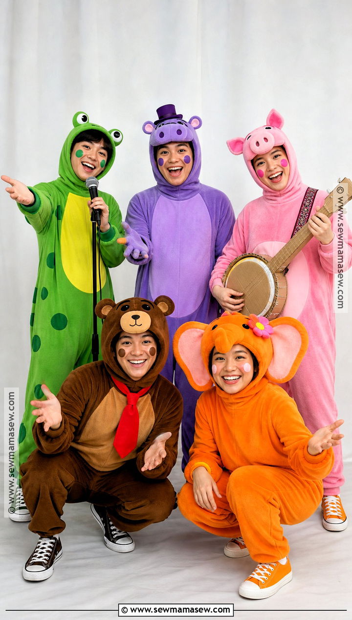 Mediocre Melodies FNAF Group Costume - 30 fnaf group costume ideas