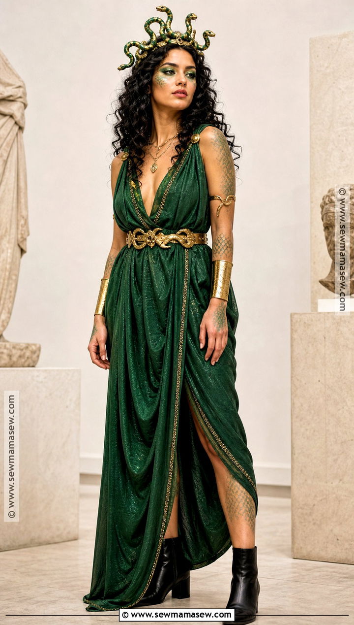 Medusa Costume With Snake Crown - 30 best halloween costumes for women