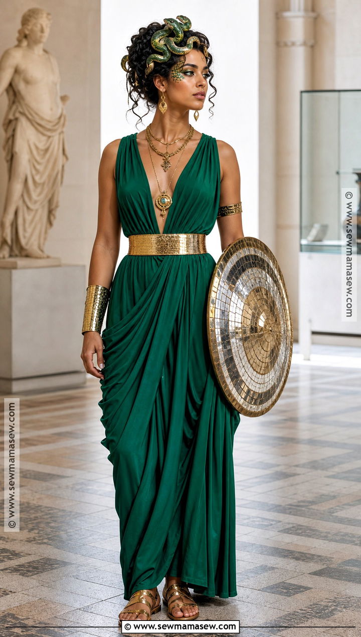 Medusa Costume With Snake Headpiece - 30 Single Halloween Costumes for Women