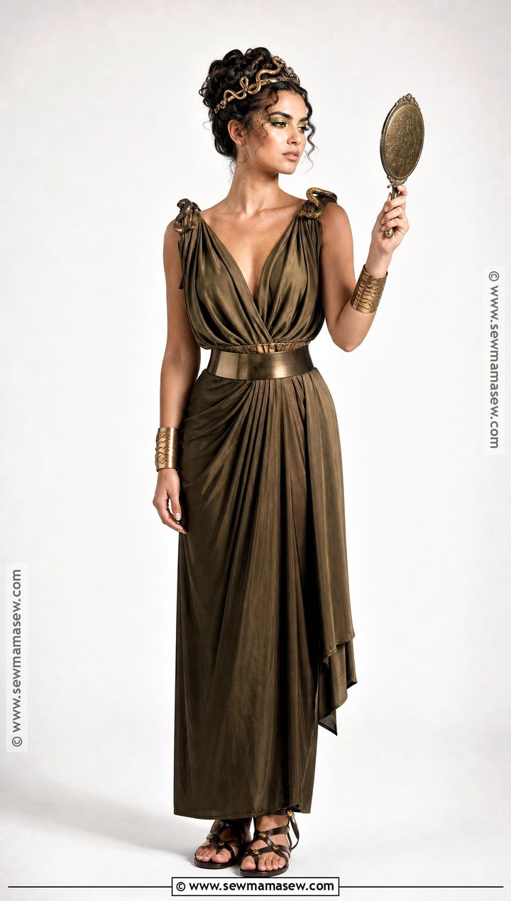 Medusa Costume With Snake Headpiece - 35 woman halloween costumes
