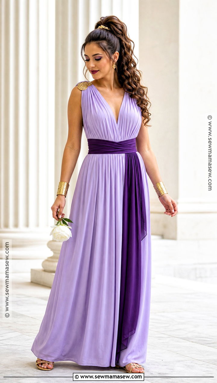 Megara Costume With High Brown Ponytail - 35 halloween costumes brown hair