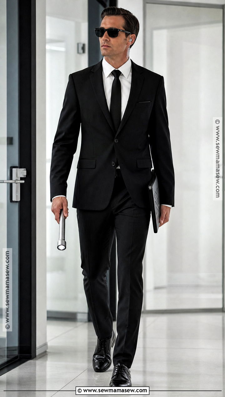 Men In Black Agent Costume - 50 men halloween costumes