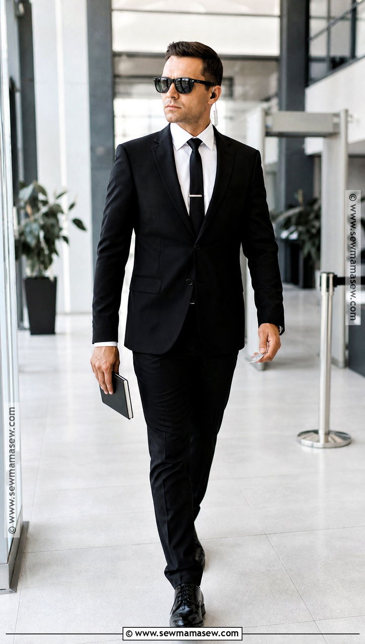 Men In Black Agent Costume With Black Suit - 45 Halloween Costumes for Men