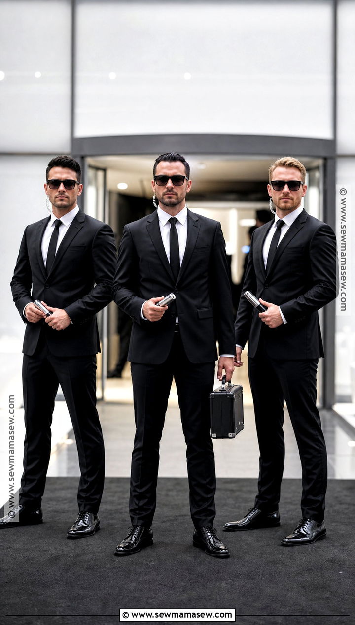 Men In Black Agent Trio Costume - 30 Trio Halloween Costumes for Men