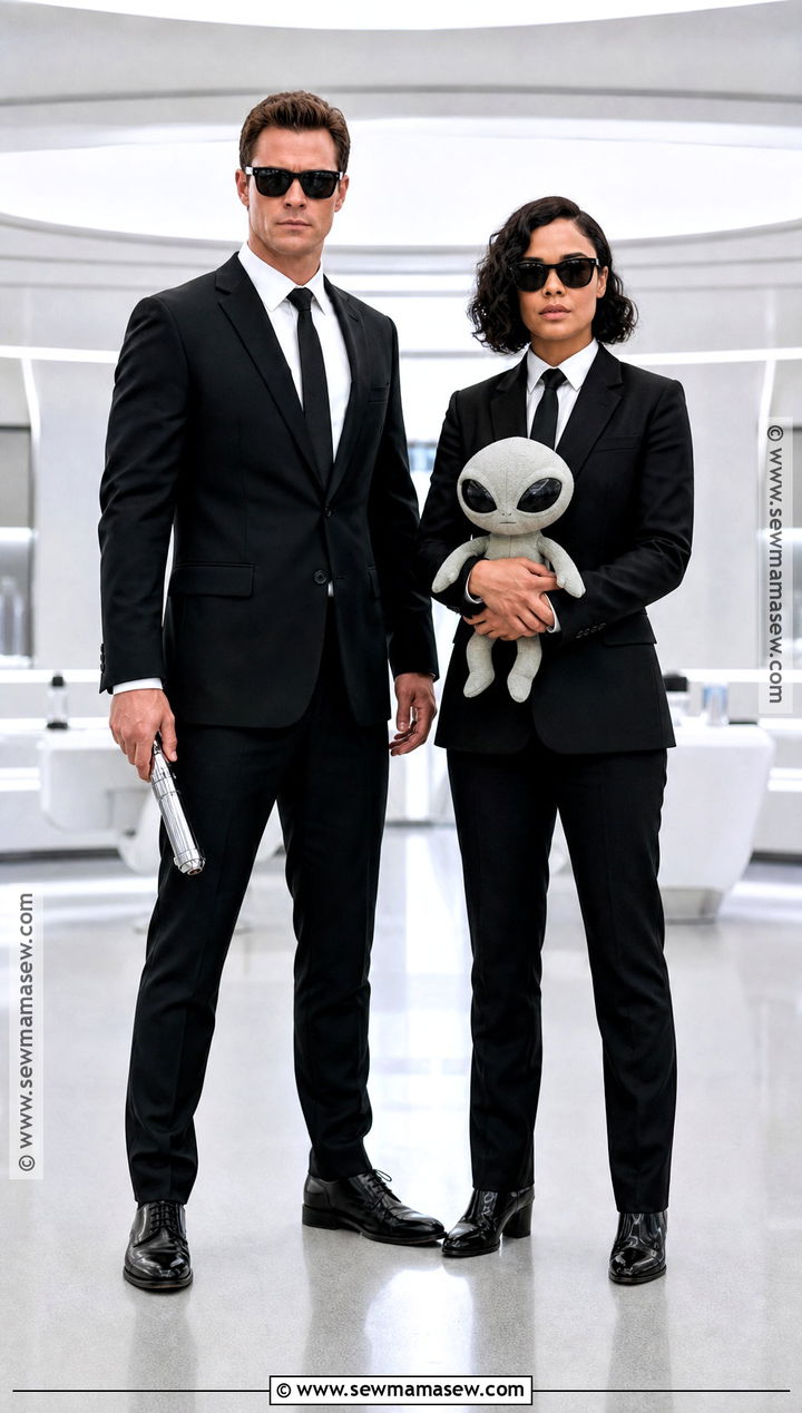 Men In Black Agents Costume - 30 movie costume ideas for couples