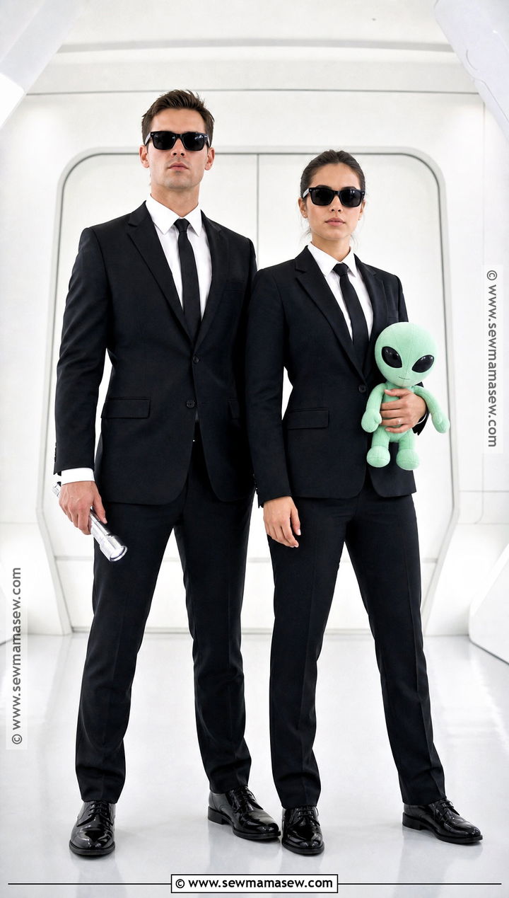 Men In Black Costume - 40 halloween costumes for two