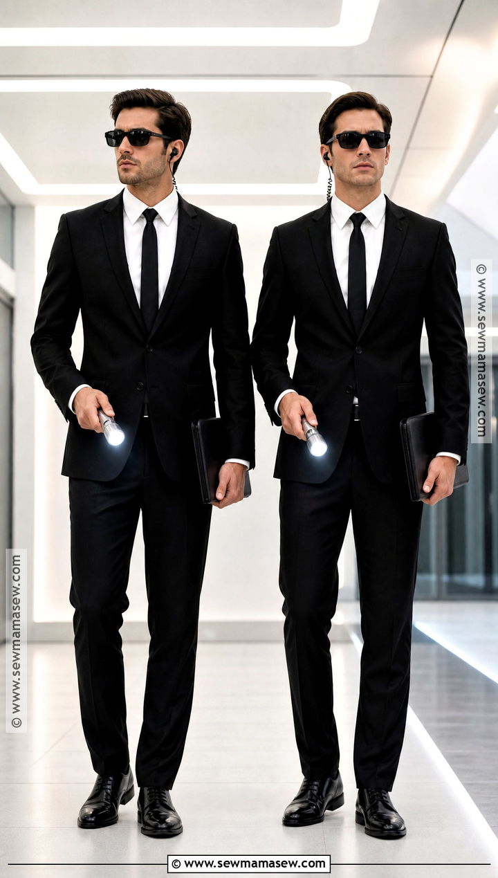 Men In Black Costume With Black Suit - 45 mens halloween costumes