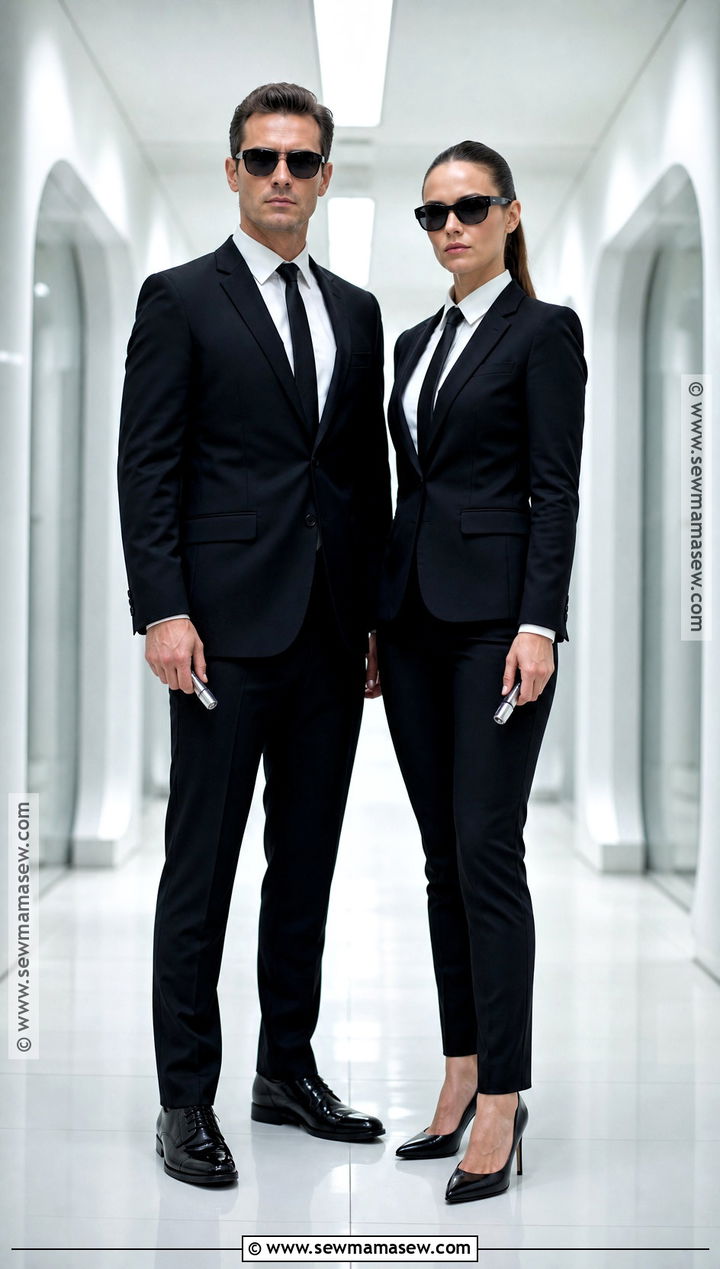 Men In Black Couple Costume - 50 couples costume ideas