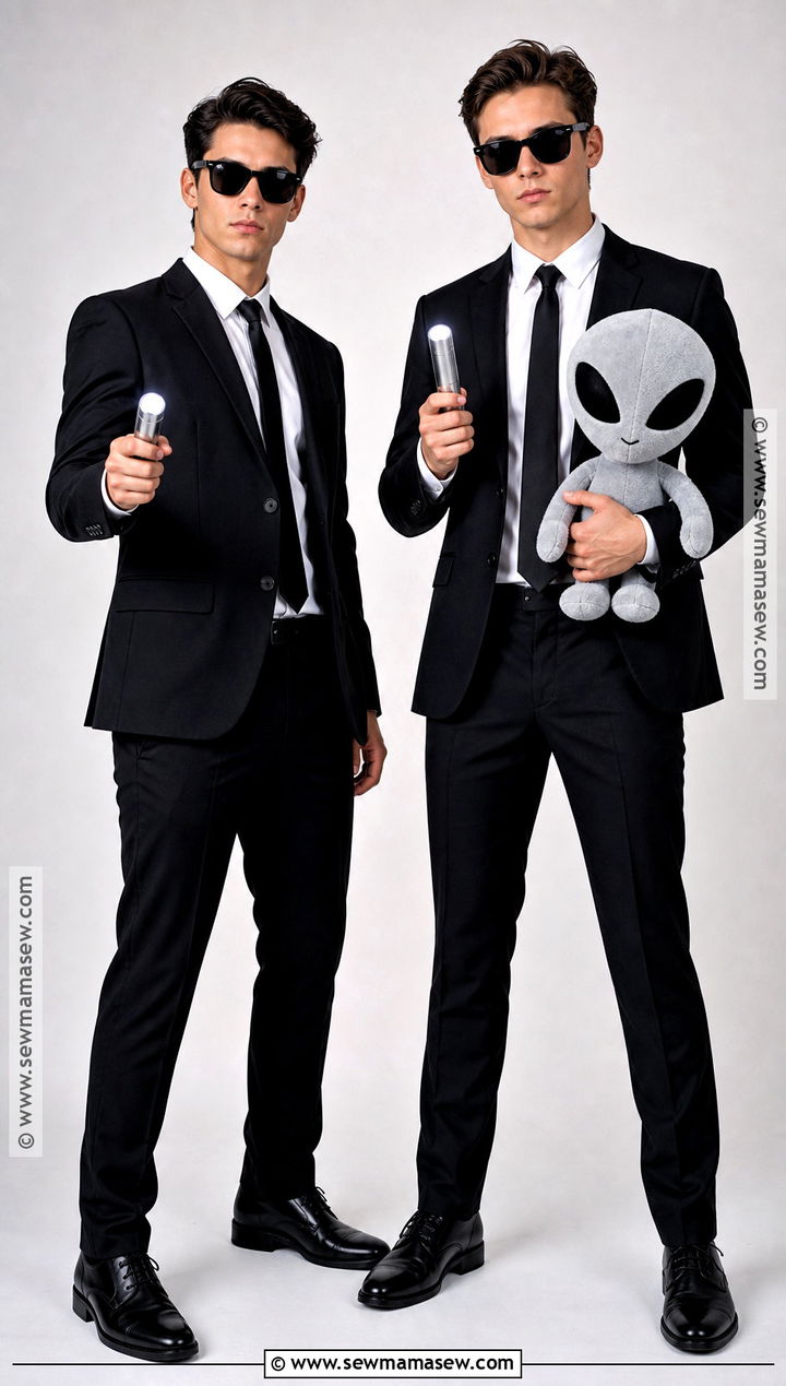 Men In Black Duo Costume - 50 college halloween costume ideas