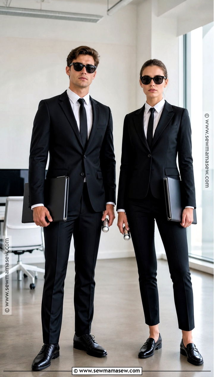 Men In Black Duo Costume - 50 halloween costumes college
