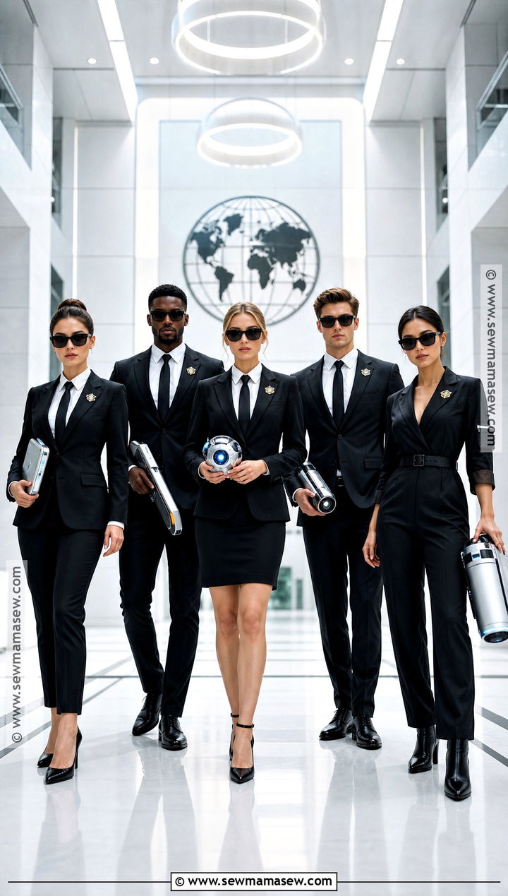Men In Black Squad Costume - 50 men in black costume ideas