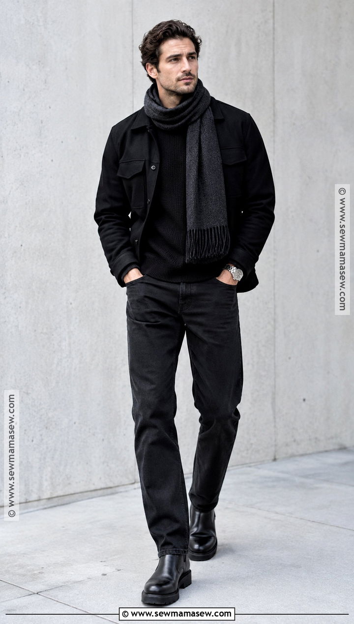 Mens All Black Fall Outfit - 25 mens fall fashion ideas