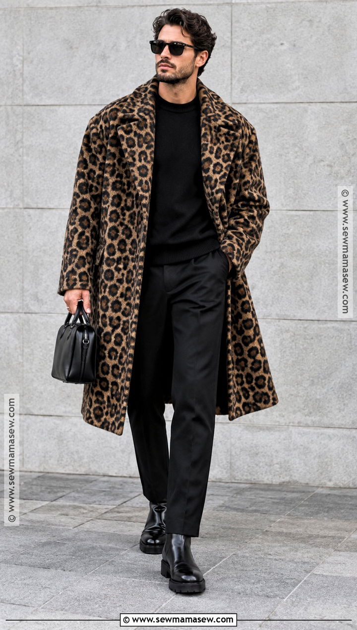 Mens Animal Print Coat Outfit - 15 fall 2026 mens fashion trends