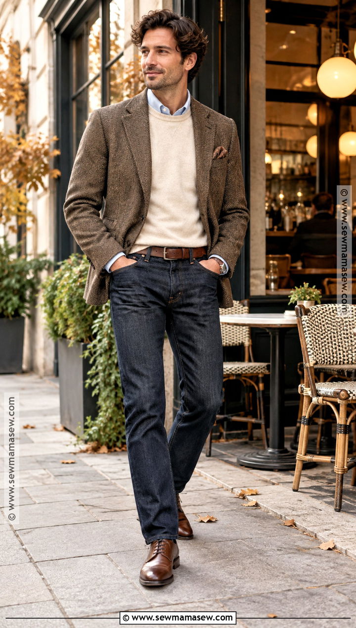 Mens Autumn Blazer Outfit - 20 autumn man style ideas
