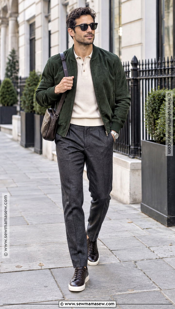 Mens Autumn Bomber Jacket Outfit - 15 Autumn Outfit Ideas Male