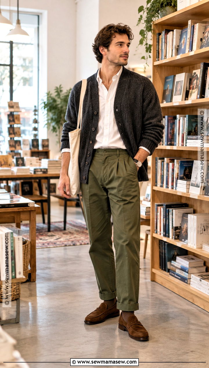 Mens Autumn Cardigan Outfit - 15 autumn wear ideas for men