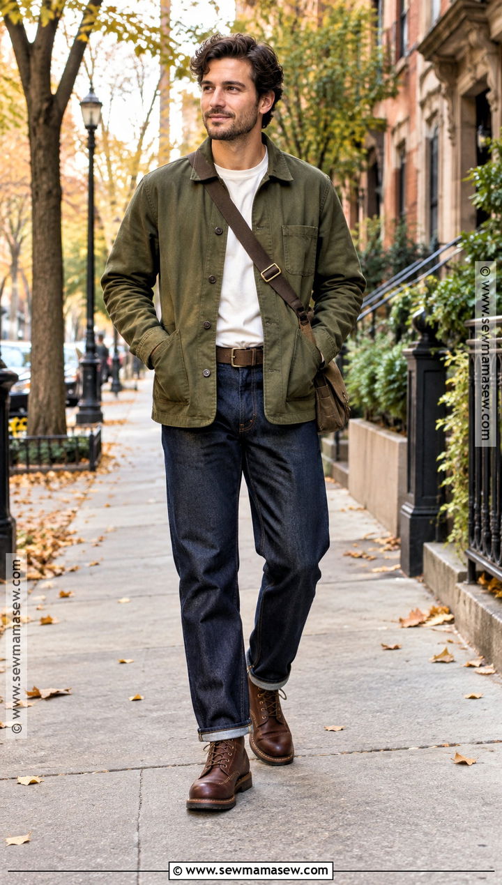 Mens Autumn Chore Jacket Outfit - 15 autumn outfits for men 2026