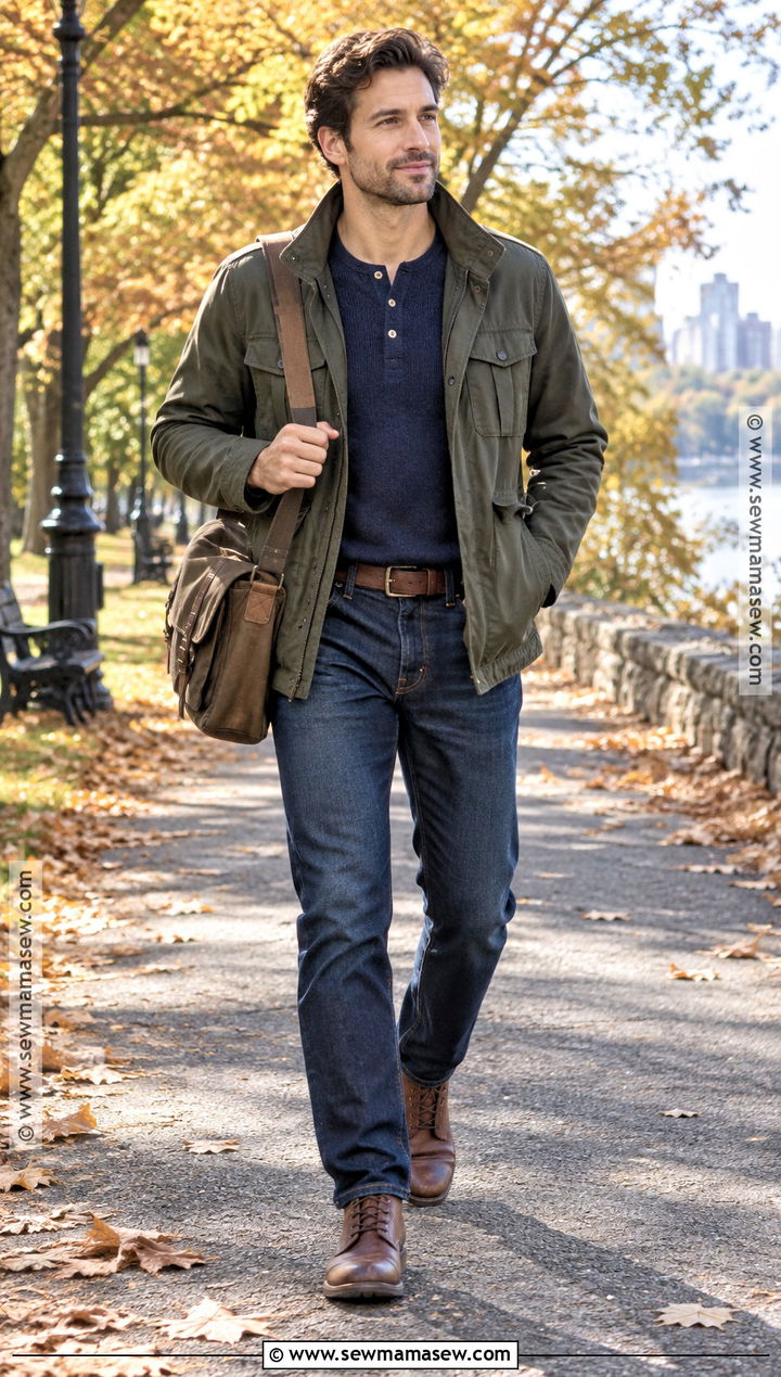 Mens Autumn Field Jacket Outfit - 25 autumn fits for men