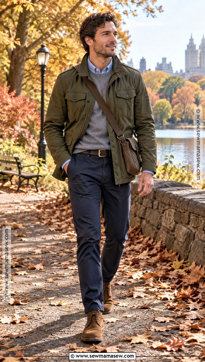 Mens Autumn Field Jacket Outfit - 15 autumn mens style ideas