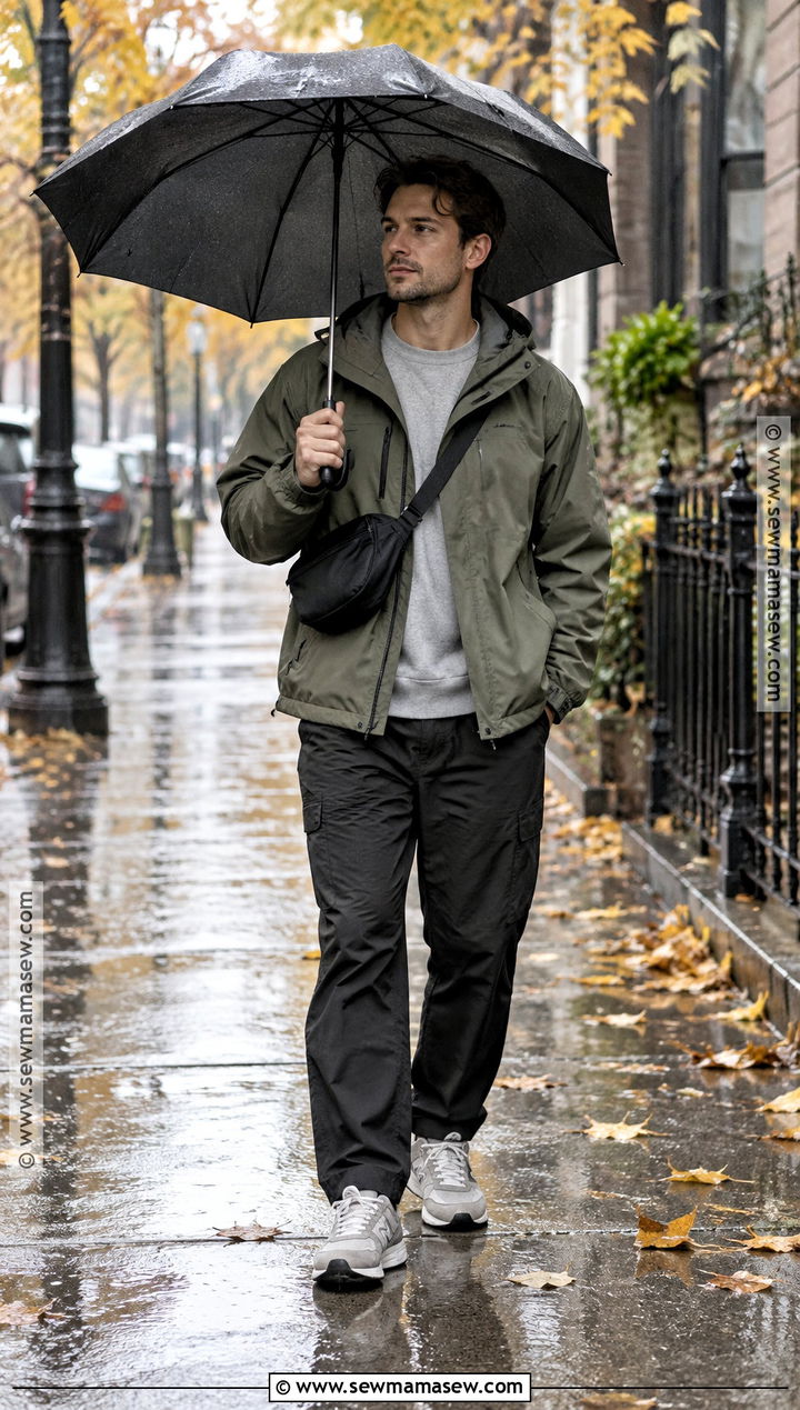 Mens Autumn Rain Jacket Outfit - 15 autumn mens style ideas