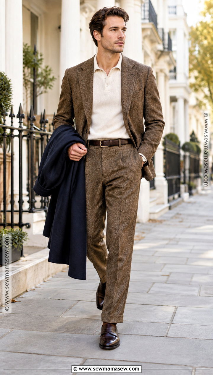 Mens Autumn Smart Casual Suit Outfit - 15 autumn wear ideas for men