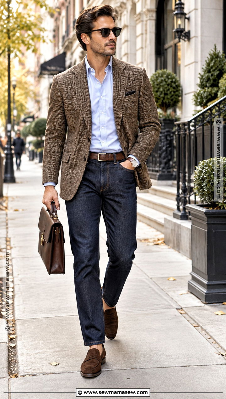 Mens Blazer With Jeans And Loafers - 15 men's fall fashion clothing ideas
