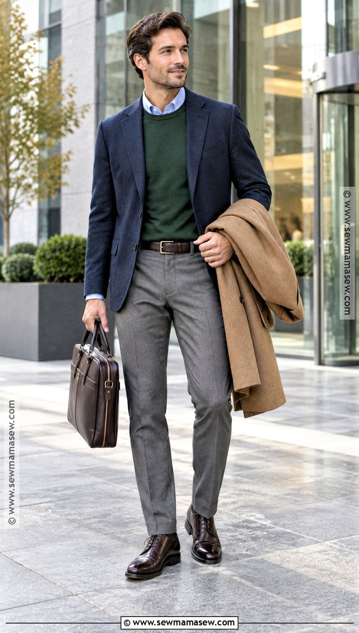 Mens Business Casual Office Fall Outfit - 25 fall outfits men autumn