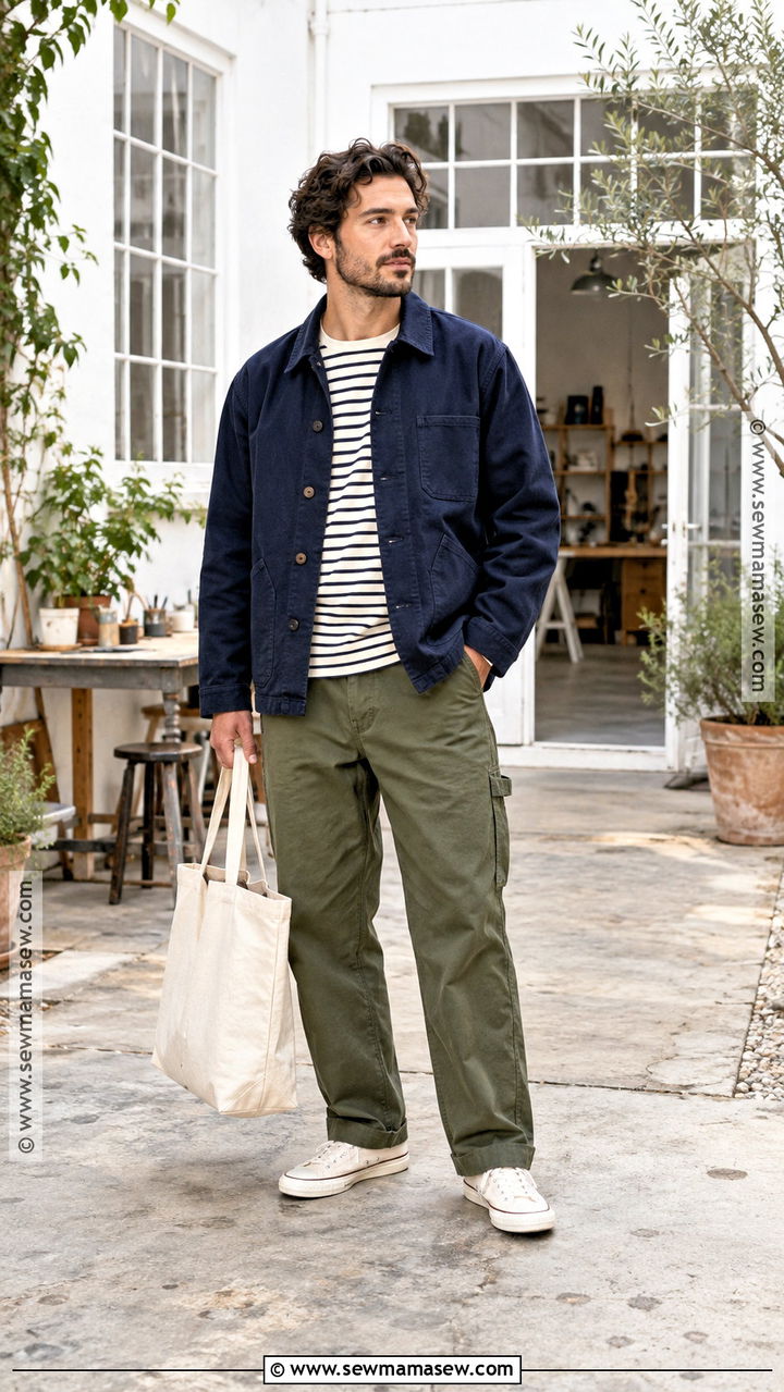 Mens Canvas Sneakers With Carpenter Pants - 20 men fall shoes