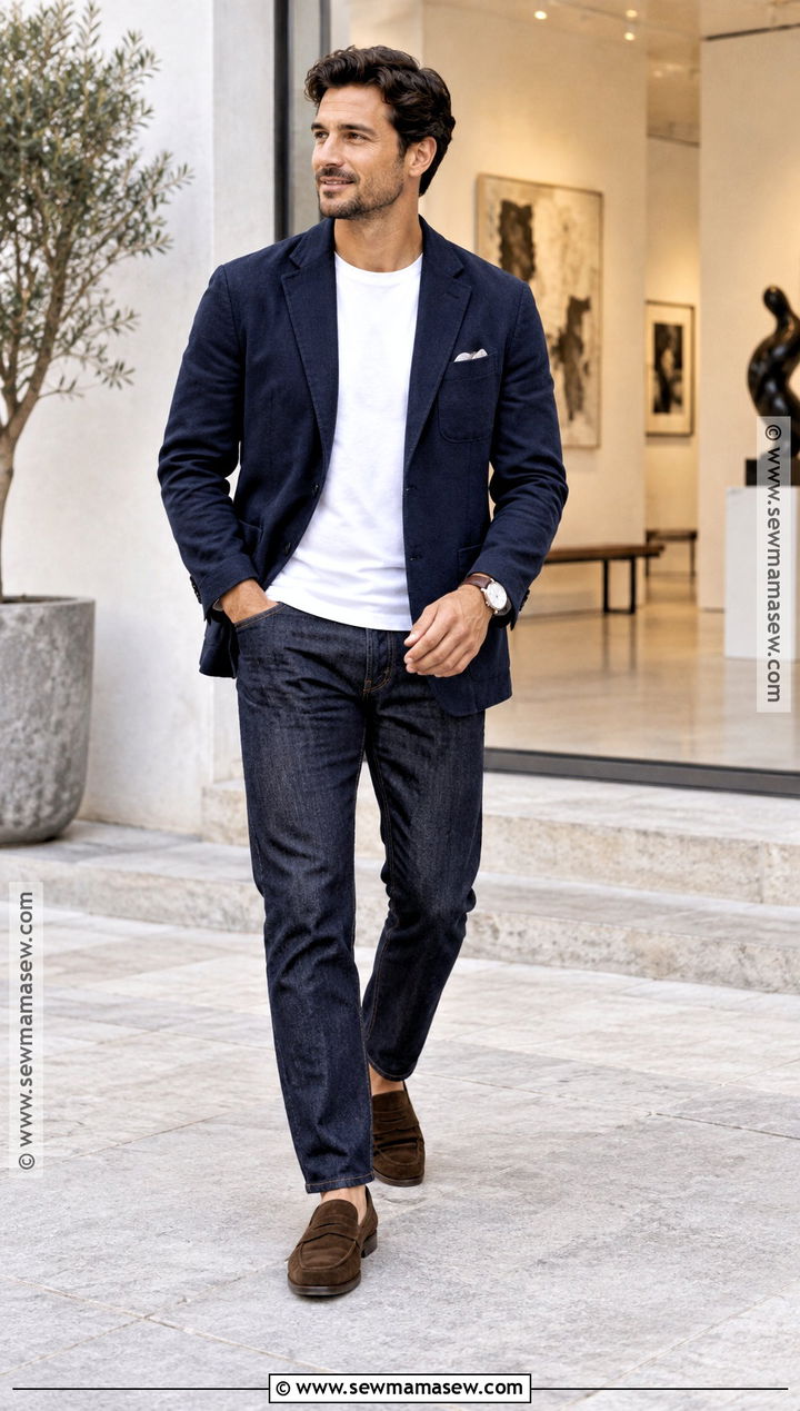 Mens Casual Blazer With T Shirt And Jeans - 25 mens clothing styles casual outfits for men autumn 2026