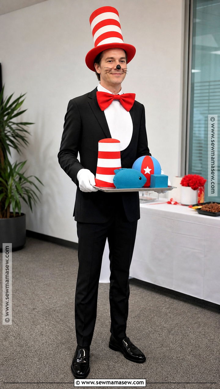Mens Cat In The Hat Costume With Black Suit - 40 cat in the hat costume ideas