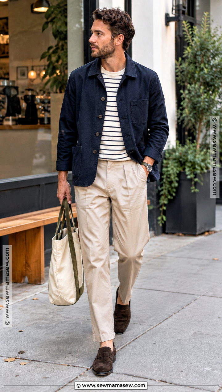 Mens Chore Coat Fall Outfit - 15 Fall Aesthetic Mens Outfits
