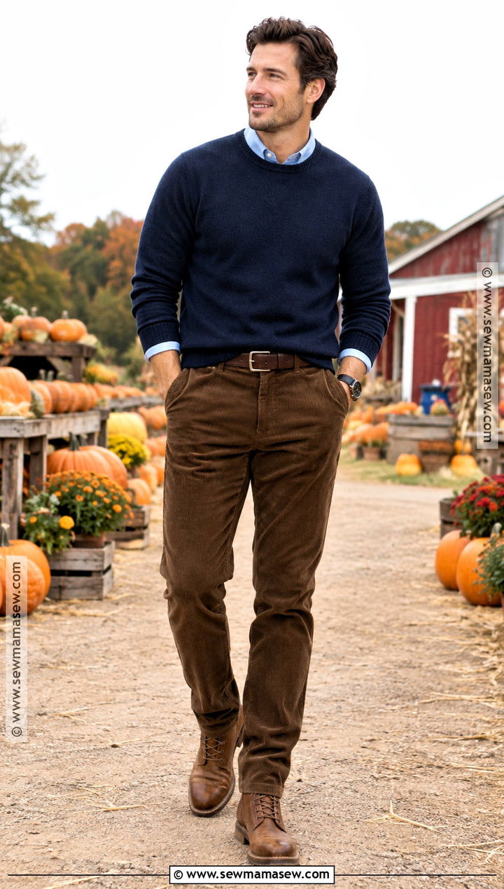 Mens Corduroy Pants Pumpkin Patch Outfit - 20 men pumpkin patch outfit ideas