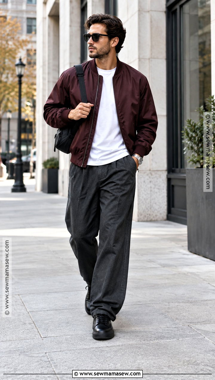 Mens Fall Bomber Jacket Outfit - 20 fall clothes for men