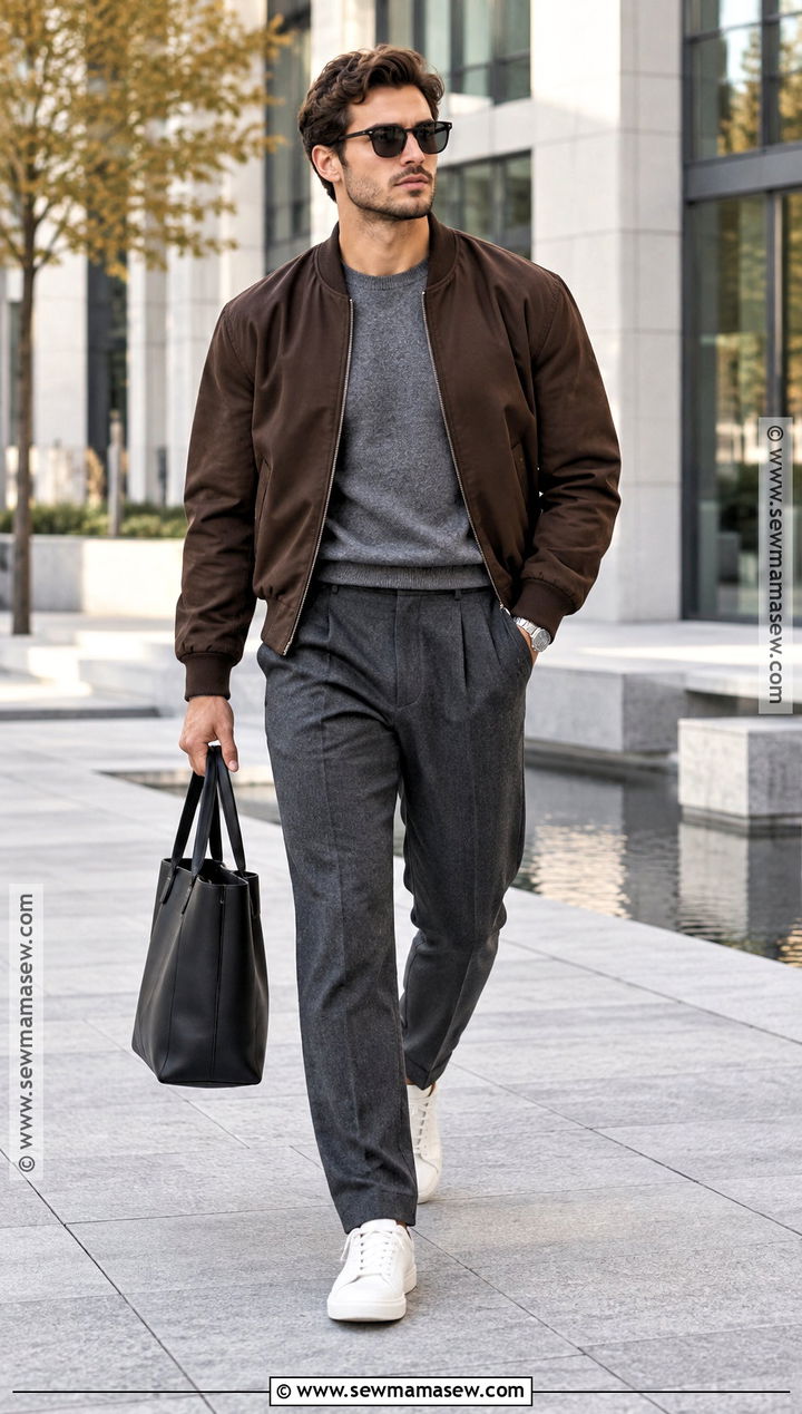 Mens Fall Bomber Jacket Outfit - 20 fall outfits men aesthetic