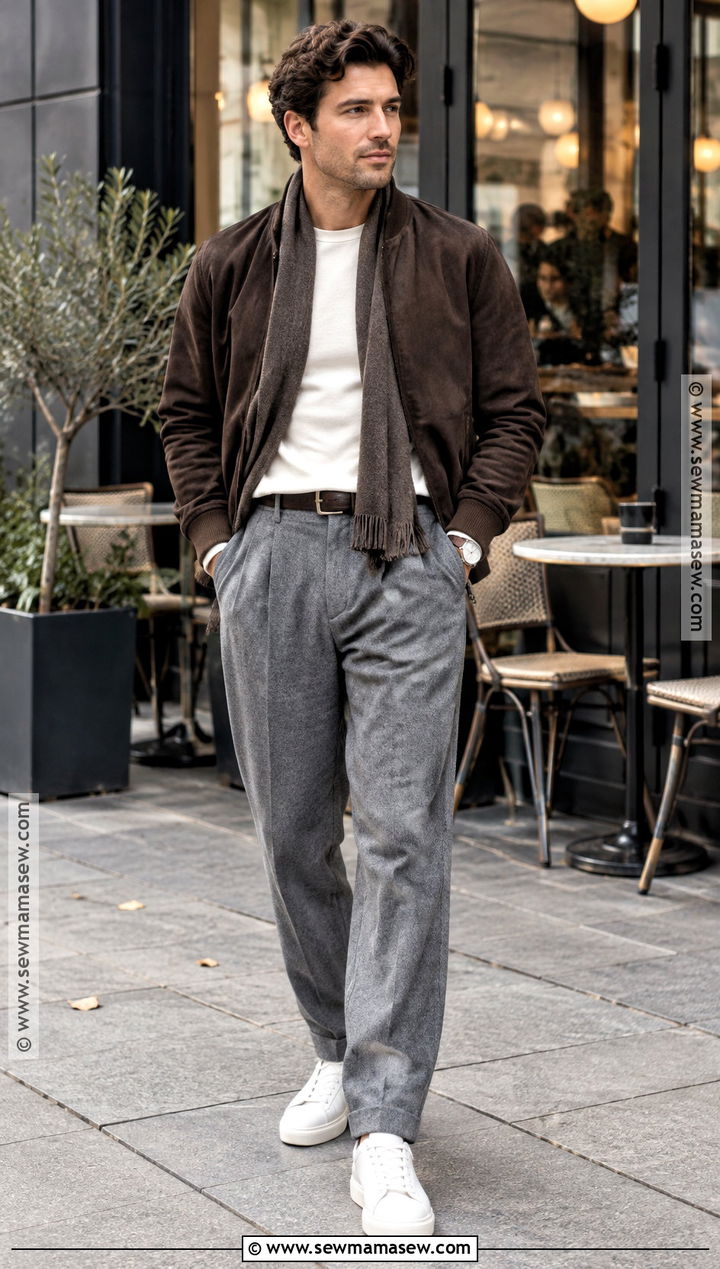 Mens Fall Bomber Jacket Outfit - 20 outfit inspo fall ideas for men