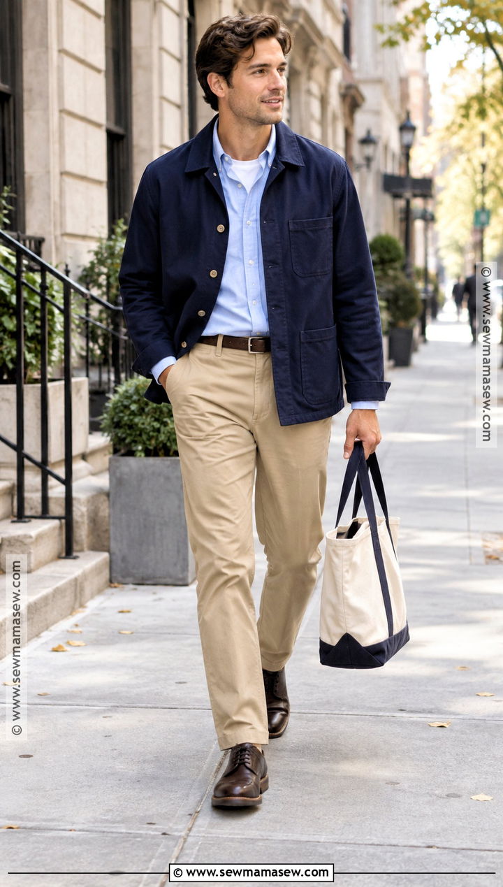 Mens Fall Chore Coat Outfit - 20 Men Fall Style Ideas