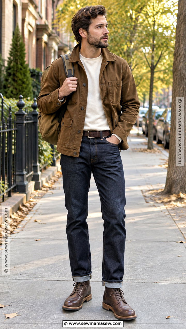 Mens Fall Chore Jacket Outfit - 15 guys clothing styles fall