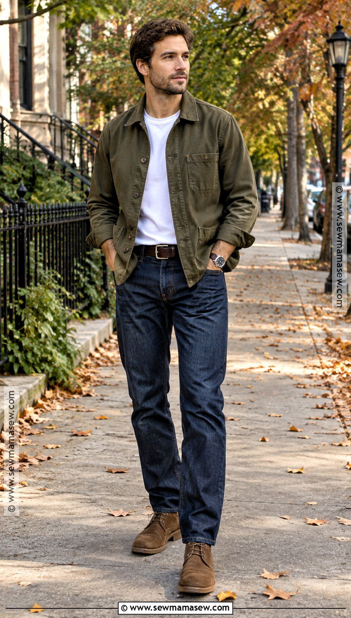 Mens Fall Chore Jacket Outfit - 15 Mens Fall Clothing Ideas