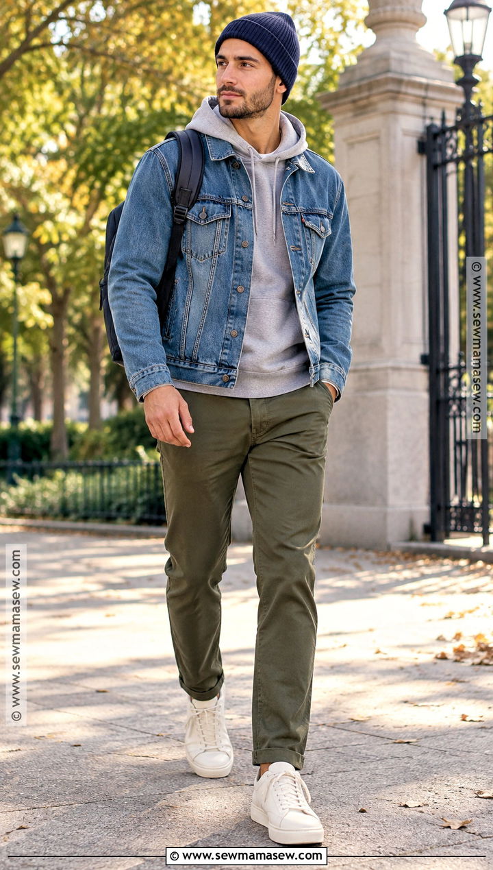 Mens Fall Denim Jacket Outfit - 15 mens outfits fall winter