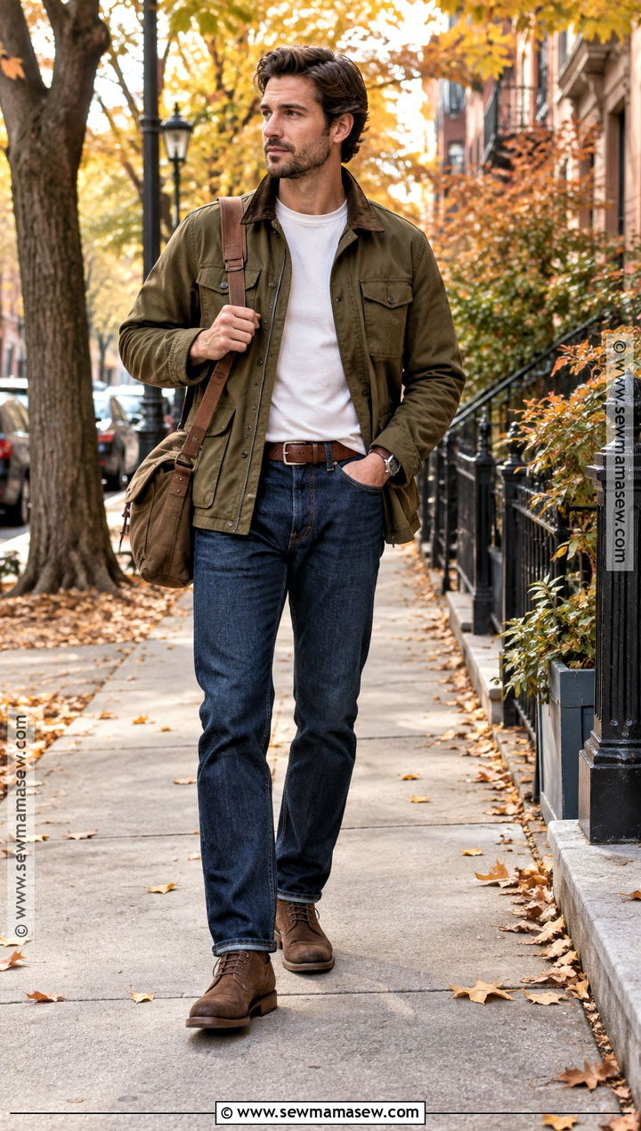 Mens Fall Field Jacket Outfit - 20 fall fashion outfits for men