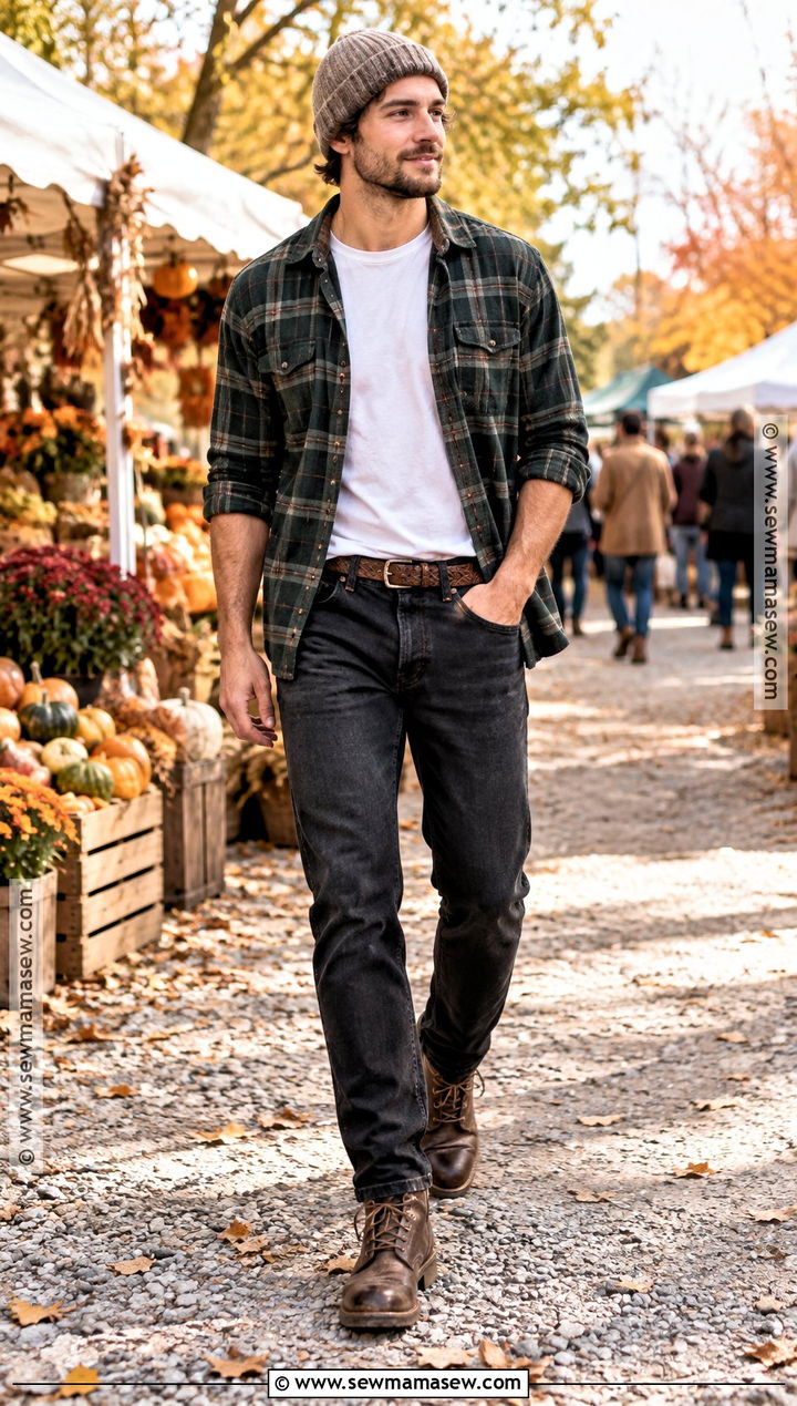 Mens Fall Flannel Shirt Outfit - 15 guys clothing styles fall