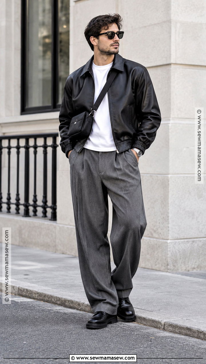 Mens Fall Leather Jacket Outfit - 15 mens outfits fall winter