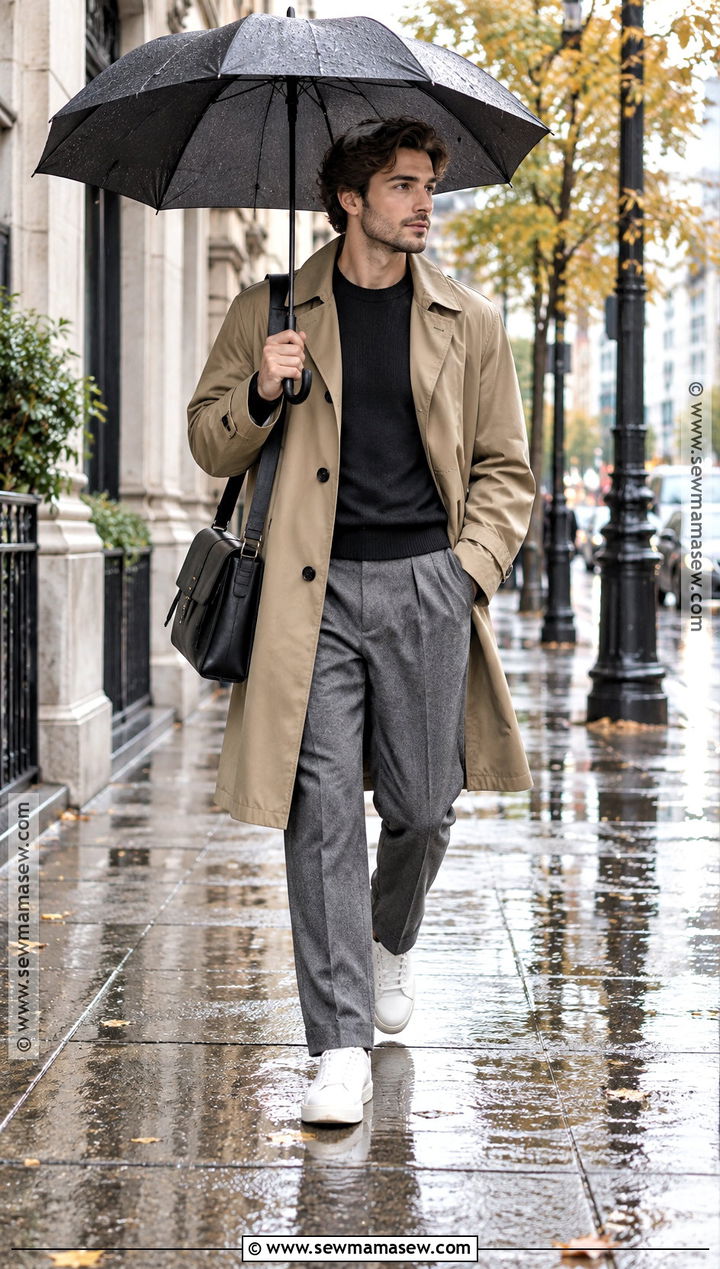 Mens Fall Outfit With Trench Coat - 15 fall outfits for men 2026