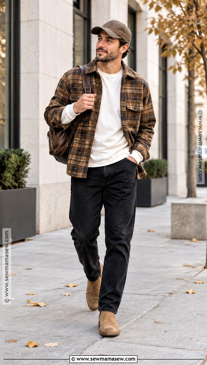 Mens Fall Overshirt Outfit - 15 mens outfits fall winter