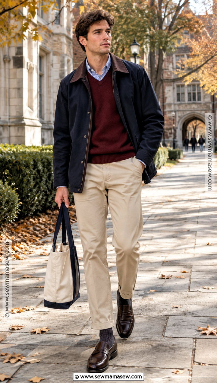 Mens Fall Preppy Layered Outfit - 15 mens outfits fall winter