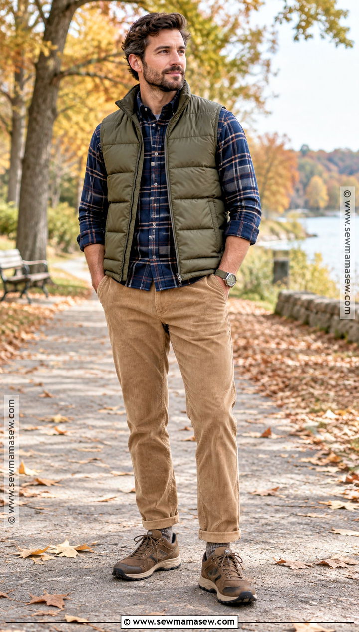 Mens Fall Puffer Vest Outfit - 15 Guy Fit Inspo Fall Ideas