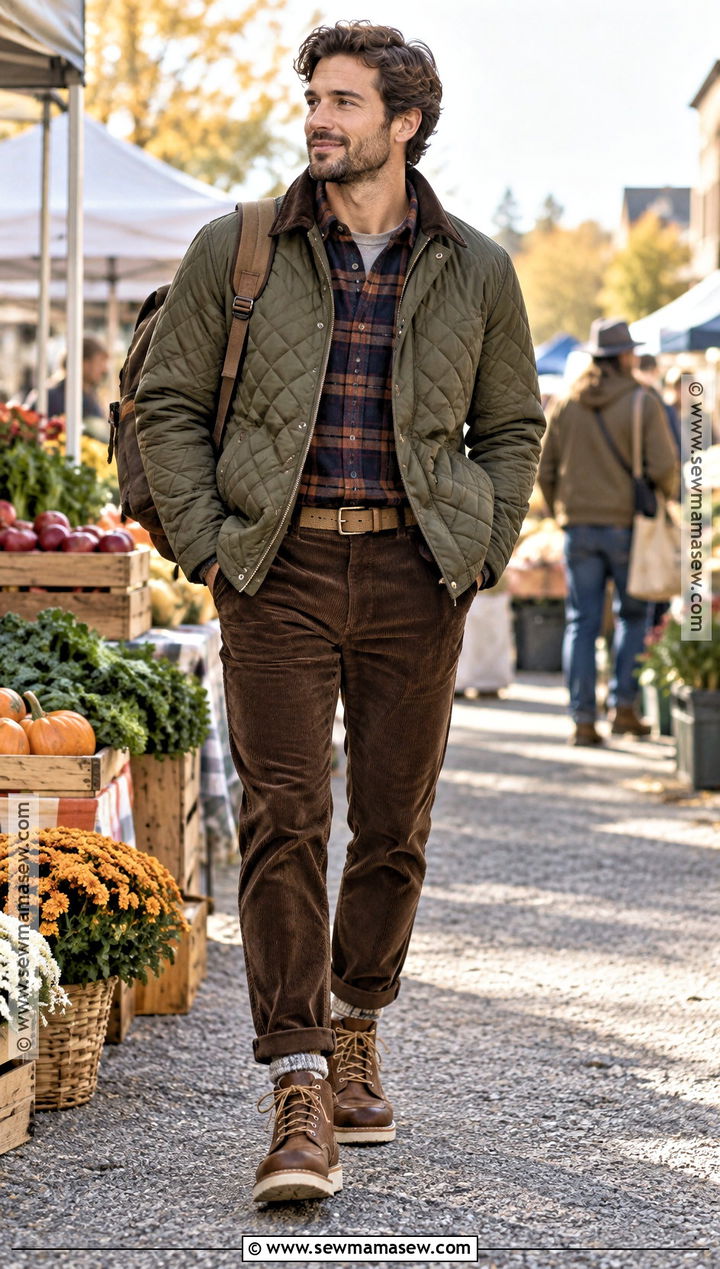 Mens Fall Quilted Jacket Outfit - 20 fall fashion outfits for men