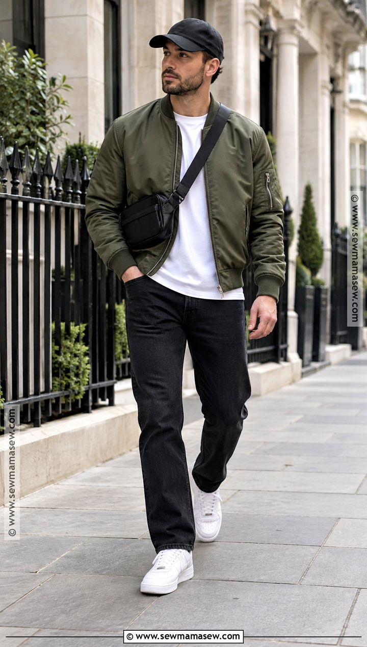 Mens Fall Street Style With A Bomber Jacket - 20 mens fall outfits street style