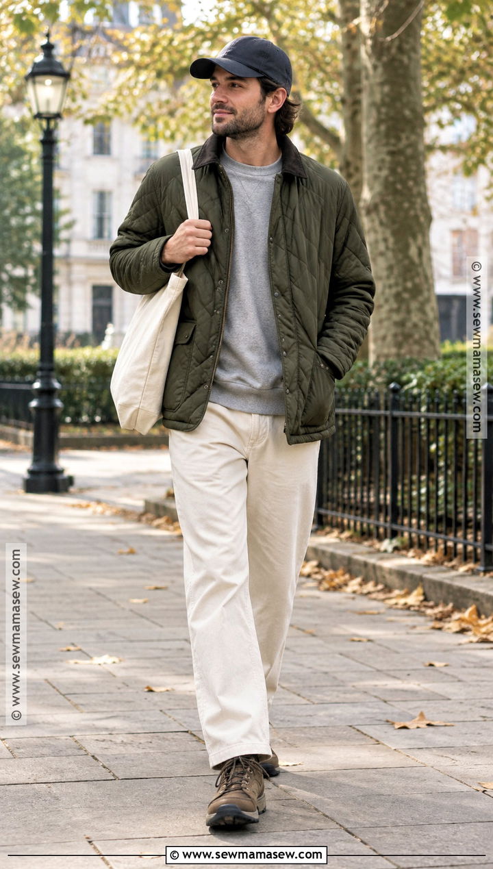 Mens Fall Street Style With A Quilted Jacket - 20 mens fall outfits street style