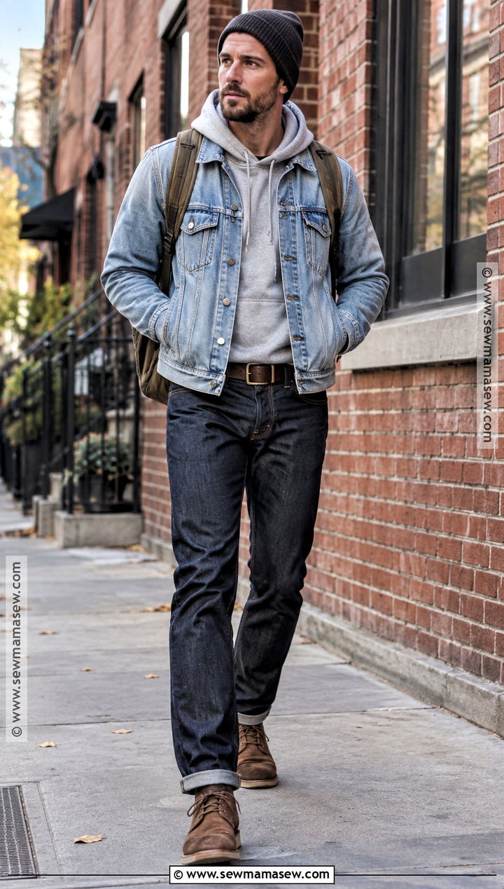 Mens Fall Street Style With Double Denim - 20 mens fall outfits street style